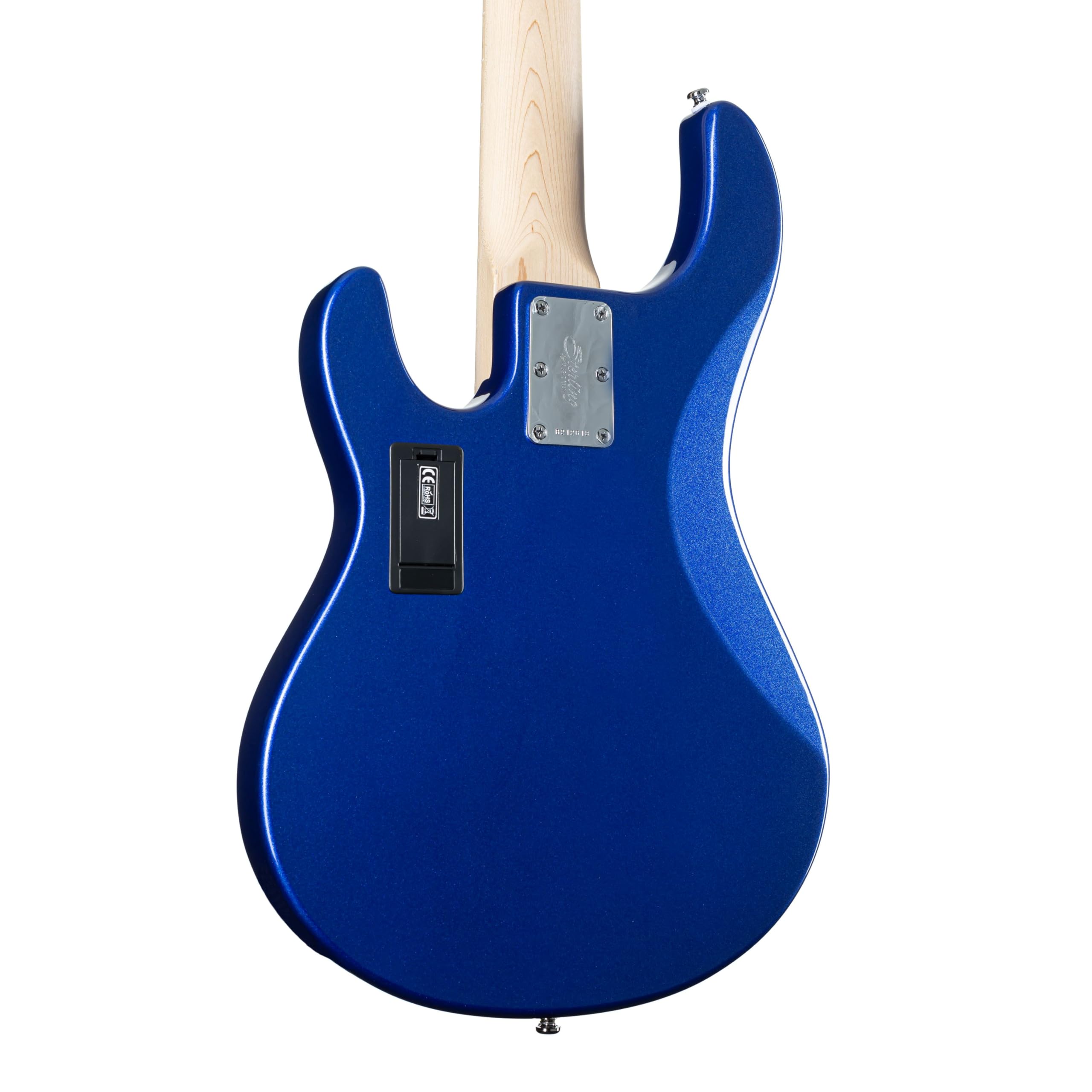 Sterling by Music Man StingRay RAY5 HH MN Cobra Blue - Basso elettrico a 5 corde