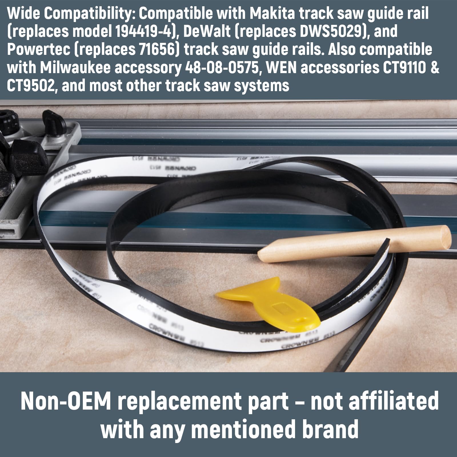 118" Splinter Guard Replacement Strip Compatible with Makita -3