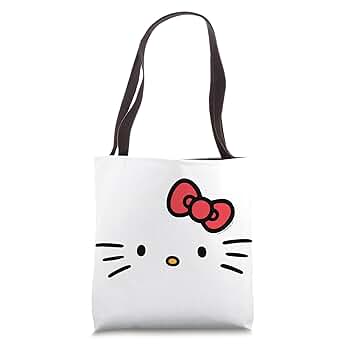 Amazon.com: Hello Kitty Face Tote Bag: Clothing, Shoes & Jewelry