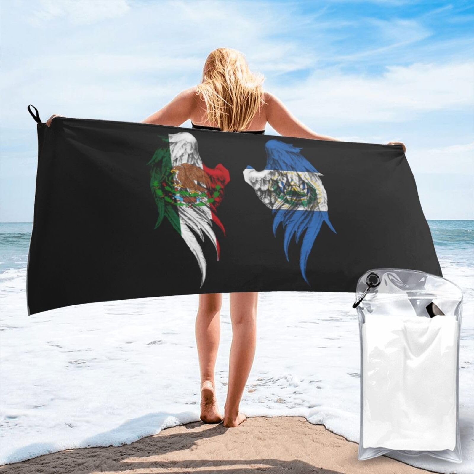 Drap de bain Mexique Salvador la serviette idéale pour natation et piscine