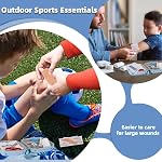 Home-Car-Travel-Camping-Hiking-First-Aid-Kit-Small - Waterproof Portable Compact 132pcs Mini Medical Emergency Kits, Ideal for Backpacking, Boat, Sports, Office, Truck, Vehicle, Survival