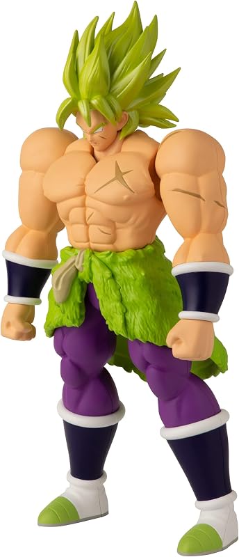 Limit Breaker Series - Dragon Ball Super – Versión Super Saiyan Broly Figura Limit Breaker de 13", S1 Super Saiyan Broly (Versión Dbs), Serie 1 (36237) | Dragonball Super Figura de acción de 13 pulgadas Limit Breakers - Película Broly