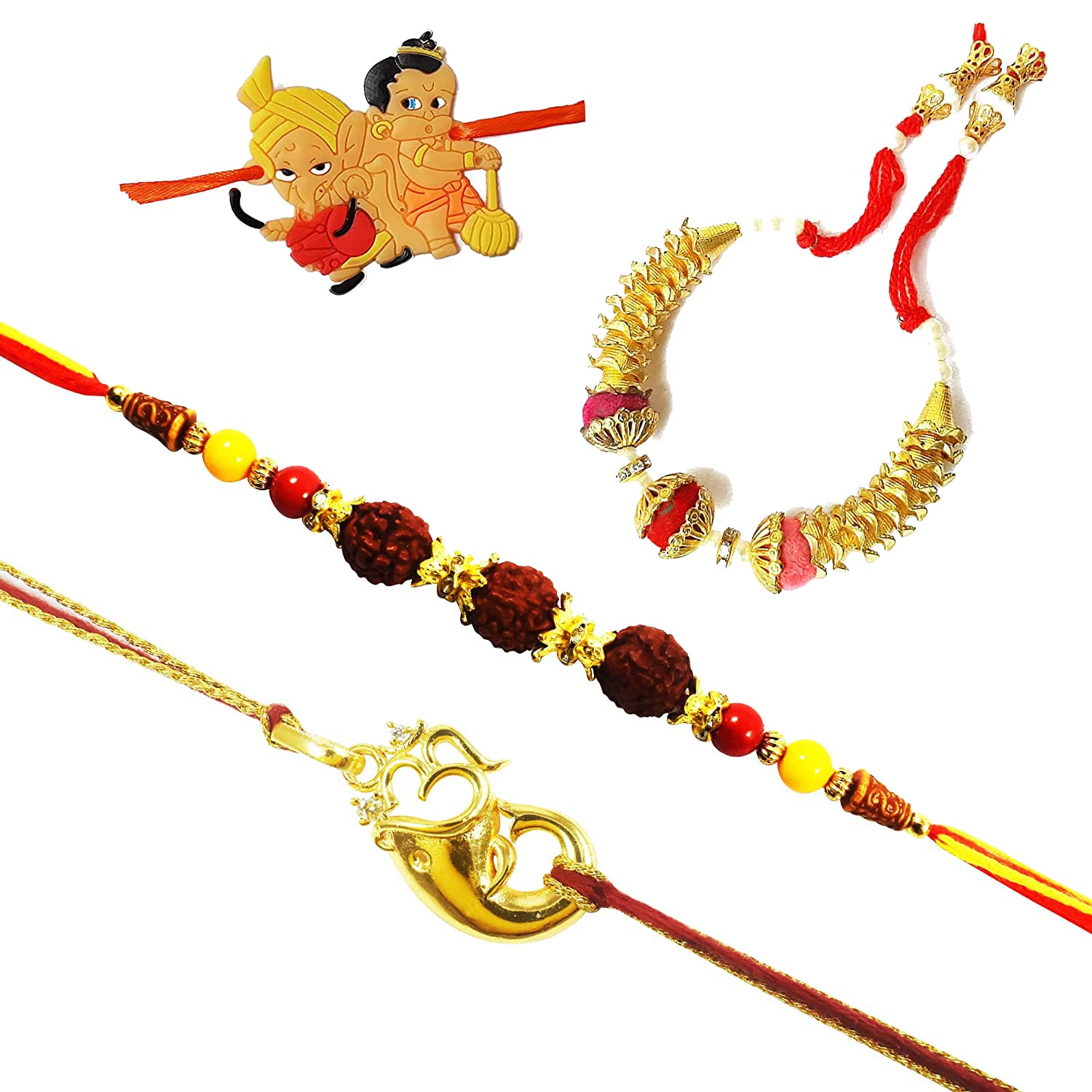 Urvi Creations Set Of 2 Brother Rakhi With Kids & Bhabhi Bangle Chuda Lumba Rakhi for Men Rakshabandhan (Multi) (B09B19MSVX) Amazon Price History, Amazon Price Tracker