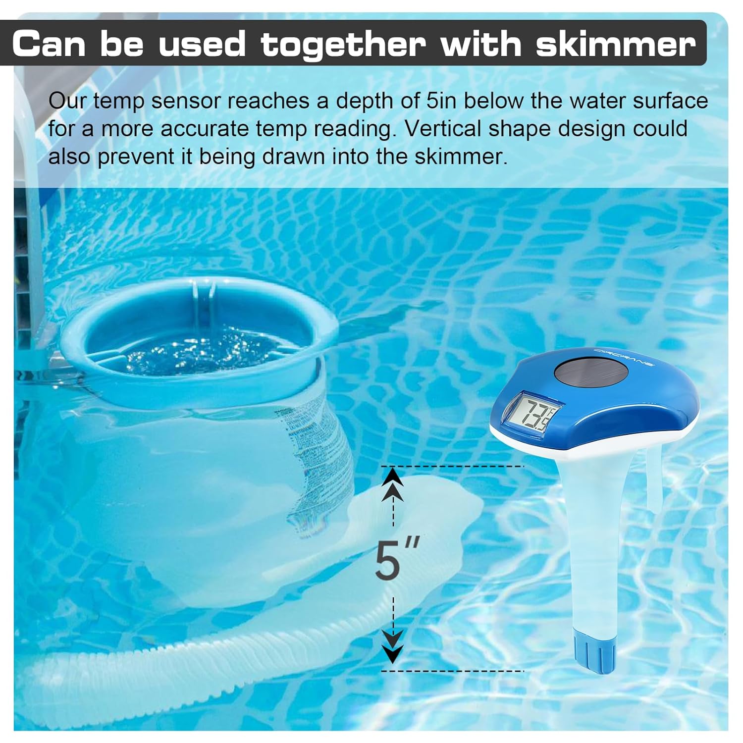 Thermometer with Skimmer