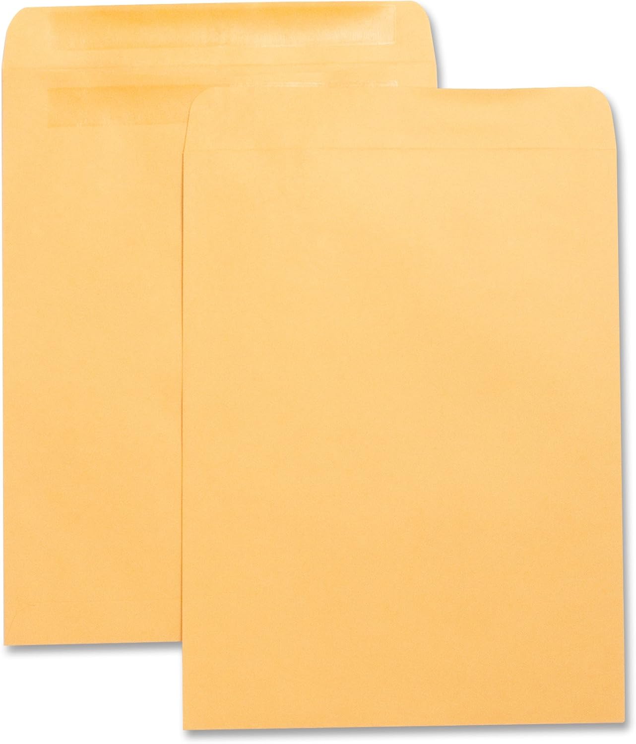Business Source, BSN42124, Press-to-Seal Catalog Envelopes, 100 / Box, Brown Kraft