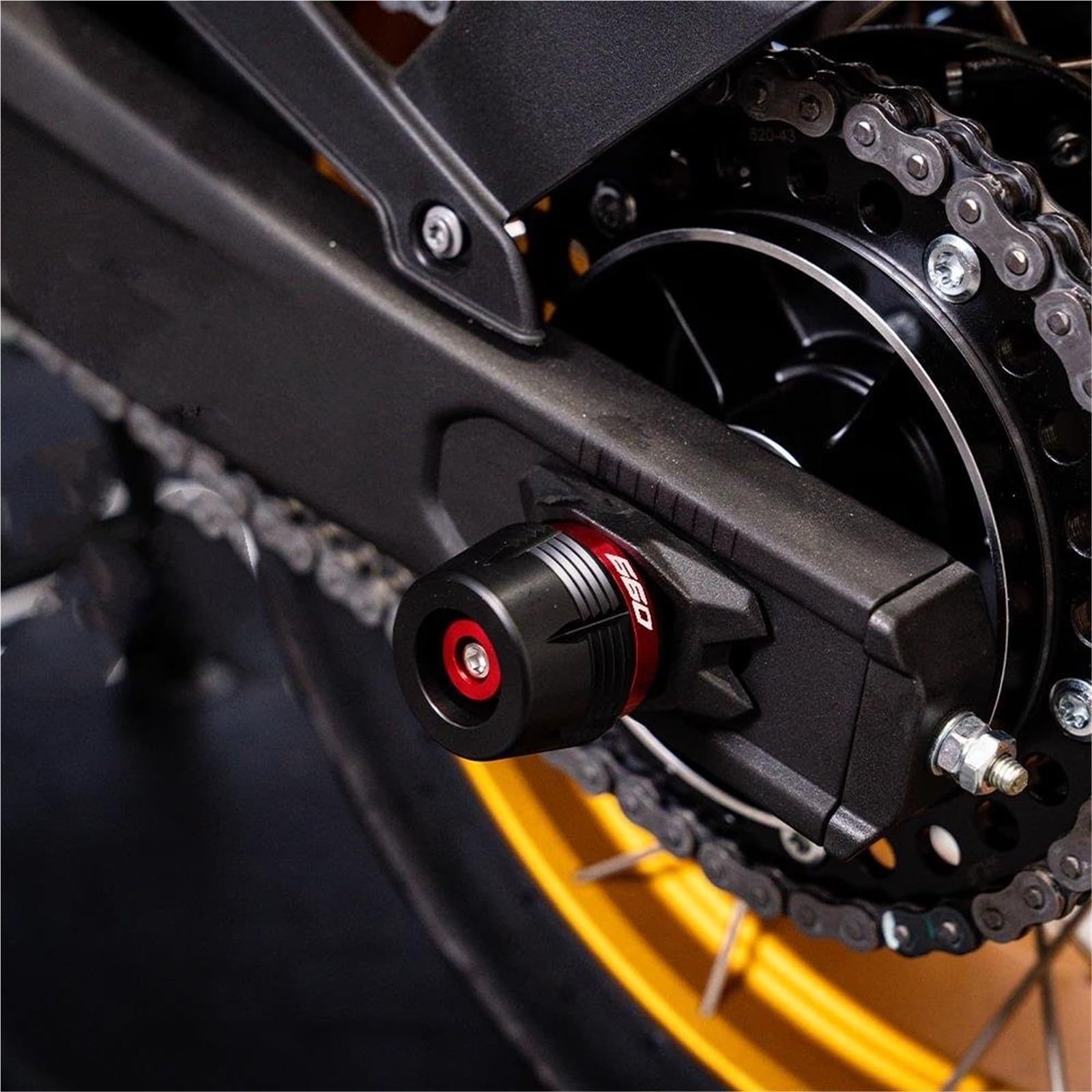 Anticaduta Tamponi Protezione Forcella Anteriore Posteriore Per Aprilia RS660 RS 660, Per TUONO660, Per Tuono FACTORY 2021-2025 Tampone Protezione Moto(Titanio,Anteriore Posteriore)
