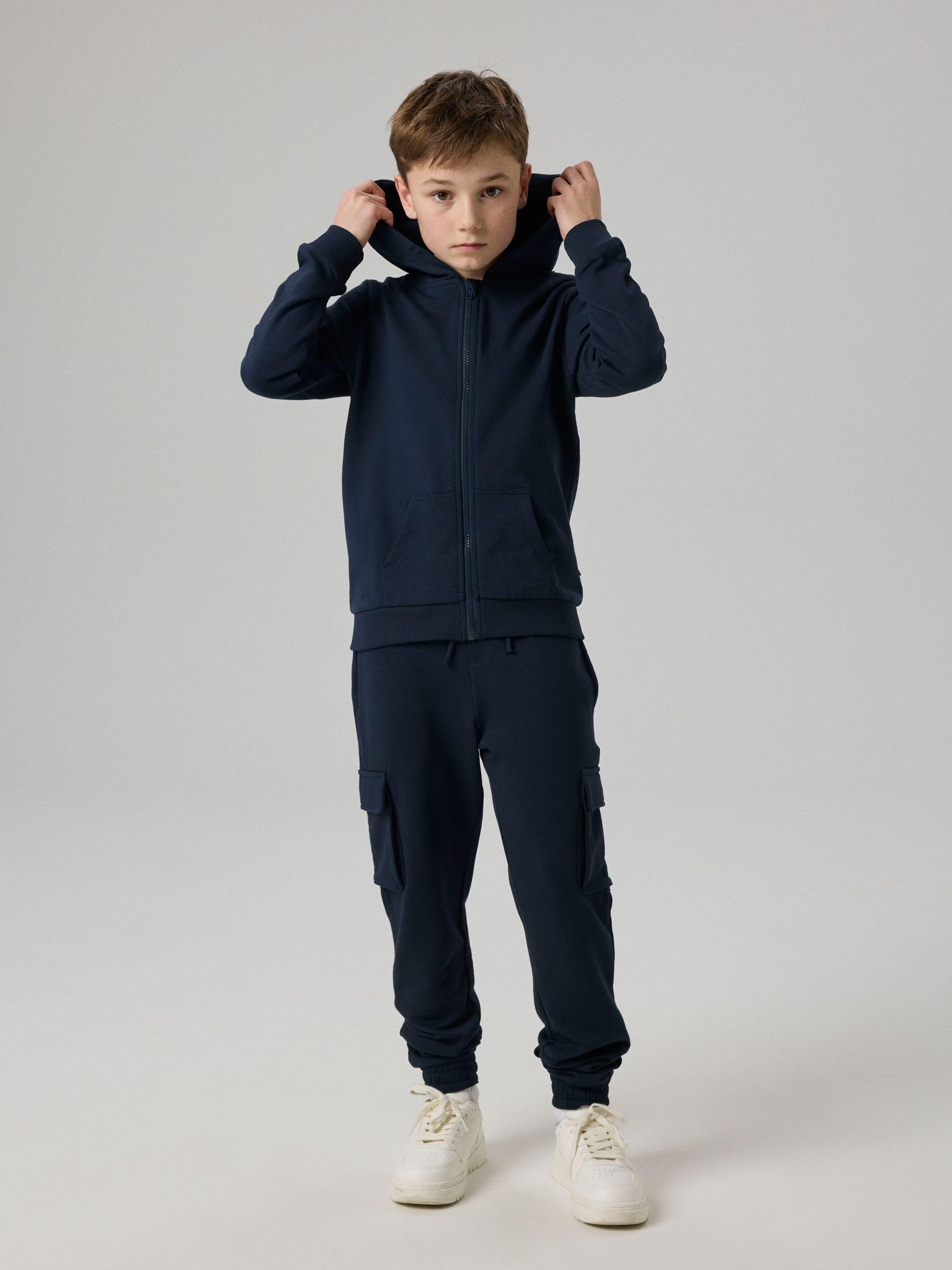 Name IT Nkmnesweat Card W Hood Unb Noos Veste de survêtement Garçon (Lot de 1)