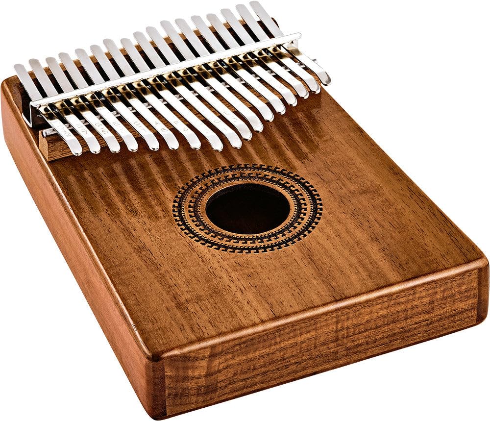 Sonic Energy Kalimba klankgat - 17 noten in C majoor - voor meditatie, yoga, percussie - esdoorn- en acaciahout - inclusief accessoires (KL1706H