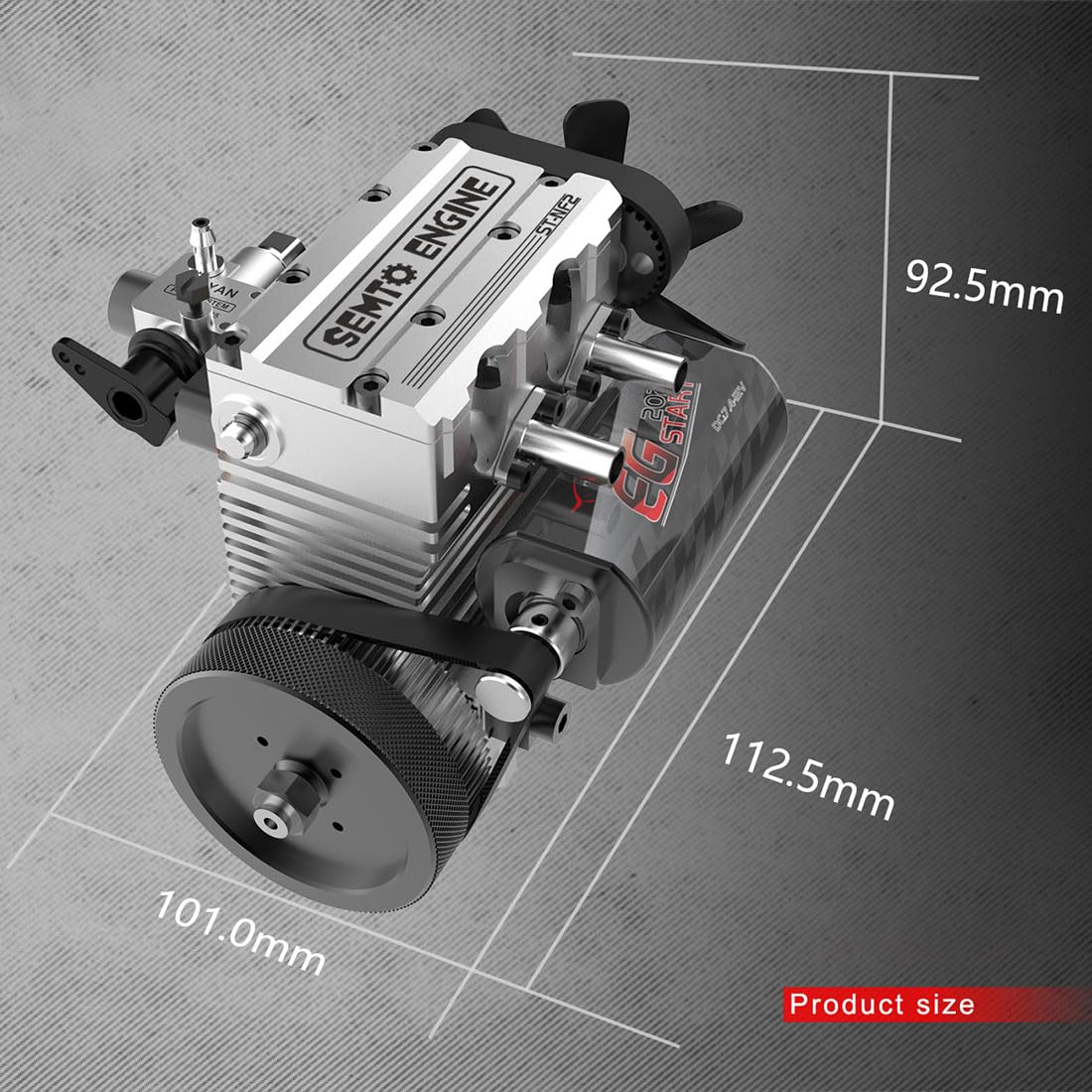 NF×cado stemmini SEMTO Engine ST-NF2 Mini Engine Model Kit for Adults L2 DIY