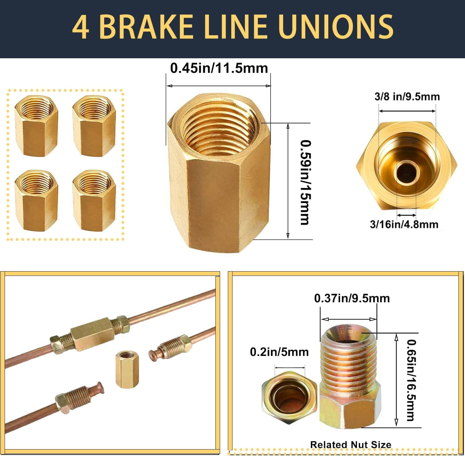 Professional Brake Line Flaring Tool Kit (3/16"-1/2") + 25ft Copper-Coated Steel Line - Double/Single Flare Tool with 16+4 Fittings, Cutter & Case for Automotive/HVAC