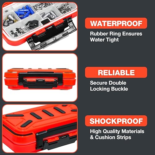 Miniatura 3 de GOANDO Fishing Lures Kit for Freshwater Bait Tackle Kit for Bass Trout Salmon Fishing Accessories Tackle Box Including Spoon Lures Soft Plastic