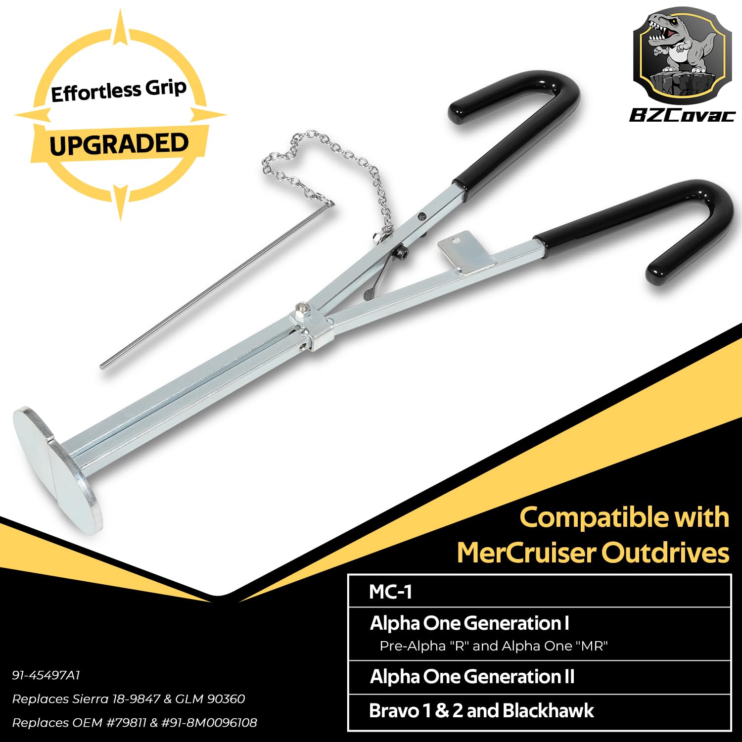 Merc Tools Snapklik.com : 91-45497A1 Exhaust Bellows Expander Tool For MerCruiser ...