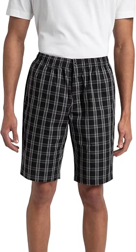 Jockey 9005 Men's Super Combed Mercerized Cotton Woven Fabric Regular Fit Printed Bermuda with Side Pockets