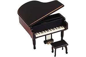 Enchanting Mini Grand Piano Music Box: Symphony of Memories