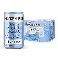 Vista 1 de Fever Tree Club Soda Club Soda - Mezclador de calidad premium - Bebida refrescante para cócteles y cócteles sin alcohol. Ingredientes de origen
