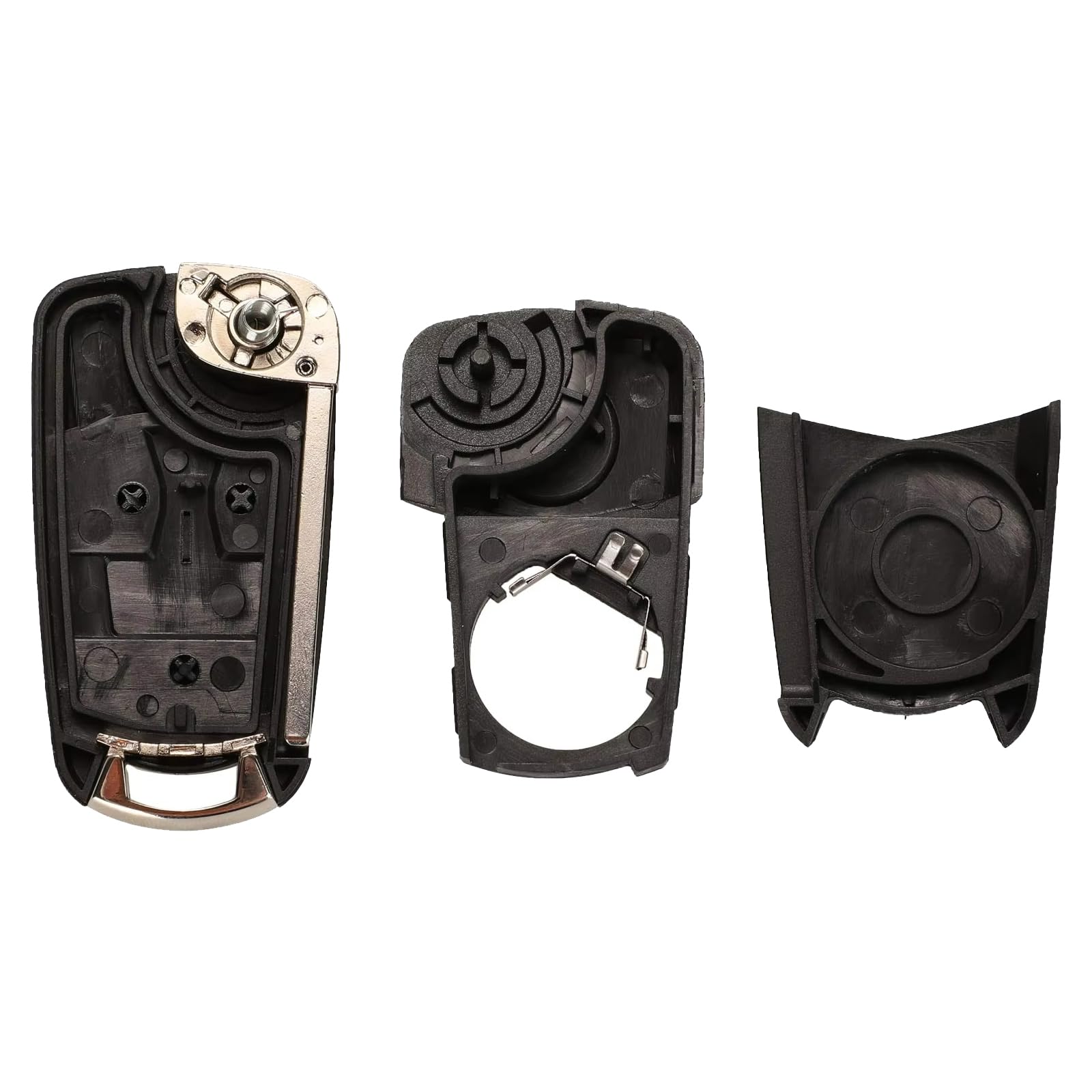 Guscio Chiave Auto Per Opel - 2 Pezzi Con Telecomando E Lama Non Tagliata Per Astra, Insignia, Corsa - Foto 3