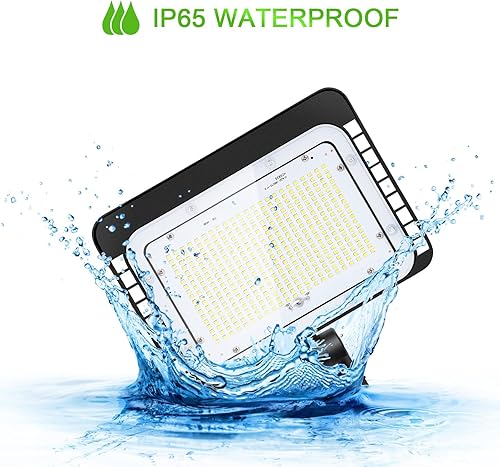 Miniatura 4 de DragonLight Luz de inundación LED de 240 W con fotocélula del anochecer al amanecer, IP65, impermeable, ajustable, montaje en nudillos, reflectores