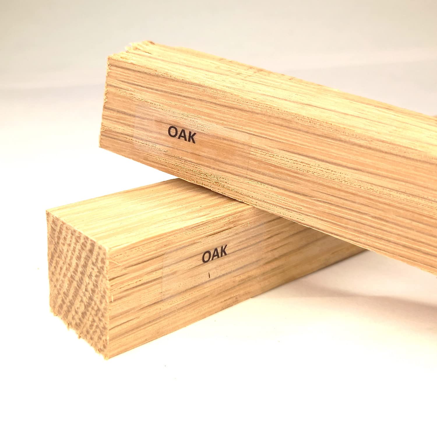 Woodturning Spindle Blanks 300mm X 47mm X 47mm (Choose Your Species) (Oak)