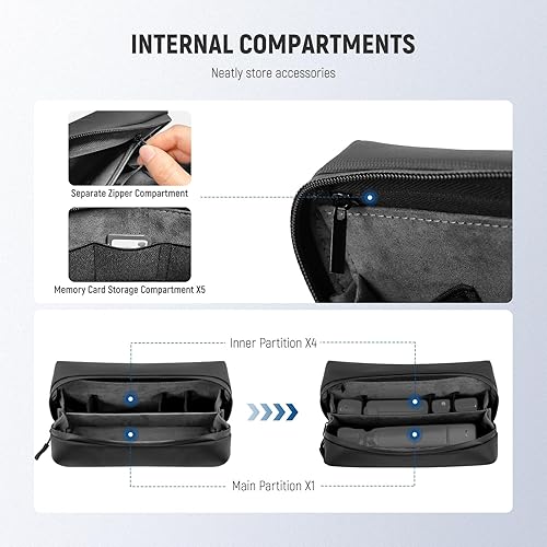 Miniatura 4 de NEEWER Bolsa de transporte para Osmo Pocket 3, protector a prueba de polvo, a prueba de salpicaduras, absorción de golpes, resistente a