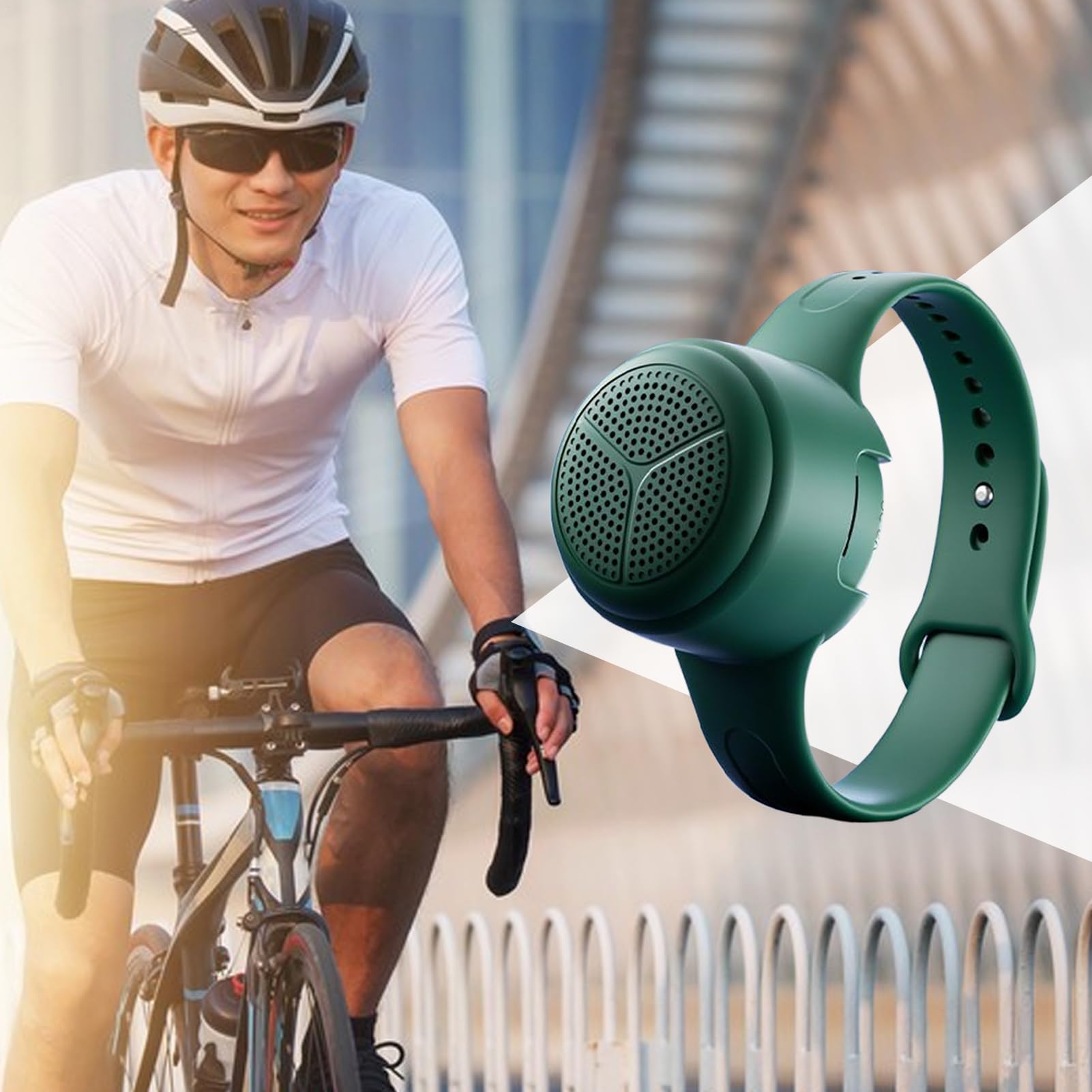 Altoparlante Indossabile | Cassa Audio da Polso | Batteria a Lunga Durata Lettore Audio Musicale da Polso per Viaggi, Moto, Arrampicata, Allenamenti, Ciclismo e Attività all'Aperto