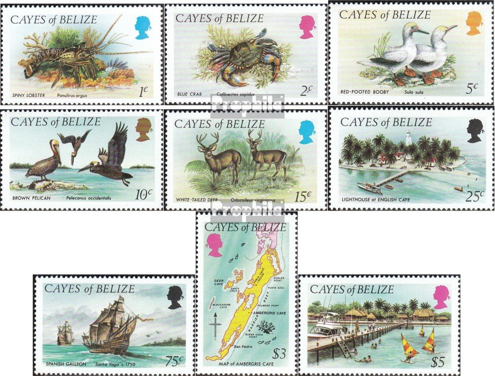 Prophila Briefmarken Tschechoslowakei 1984 Wappen – Komplette Ausgabe 2754–2757, Postfrisch (MNH)