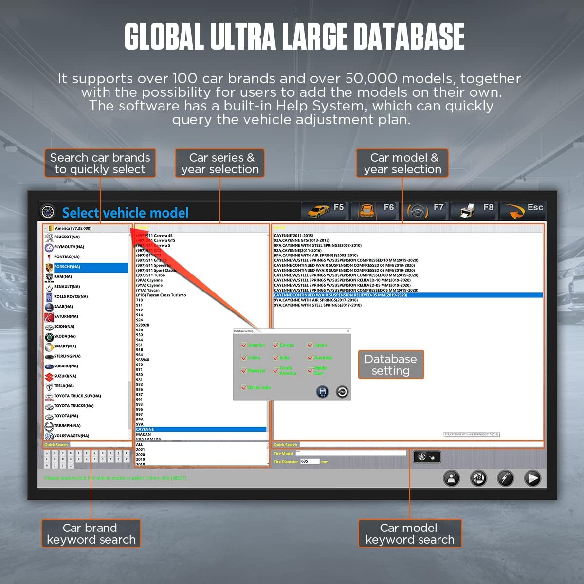 Buy AUTOOL 3D Wheel Alignment Machine，Tire Aligner System Fully