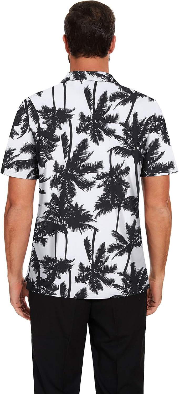 Viracy Men's Golf Shirts Short Sleeve Dry Fit Moisture Wicking Performance Mens Golf Polo Shirts S-3XL - Image 6