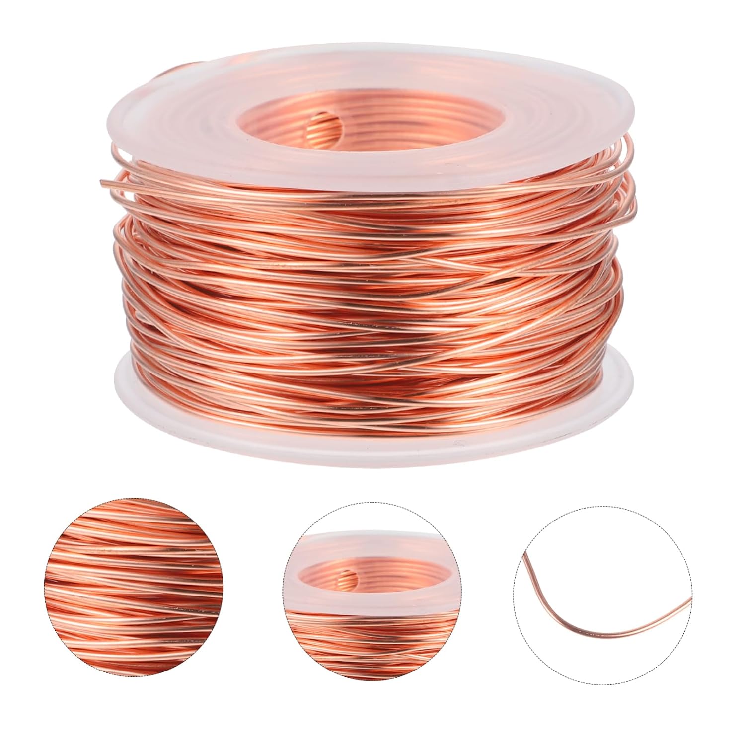 Alipis 40m Crafts Copper Wire for Gardening Electroculture Antenna Decor Lightweight and for Planting and Jewelry Making