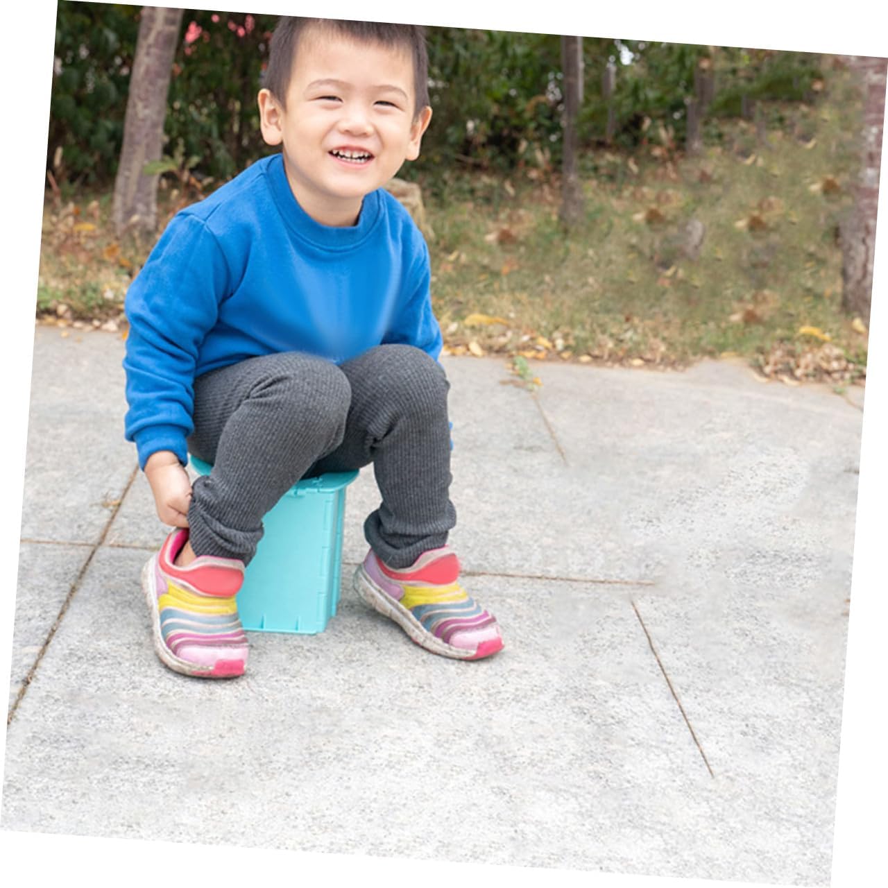 Milisten Portable Boy Girl Travel Potty Trainer Super Potty Seat Collapsible Stool Boy Girl Toilet for Car Outdoor