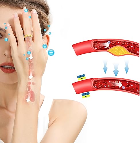 Miniatura 3 de JEROOT Anillo magnético de titanio negro de 0.315 pulgadas para hombres, anillo magnético de titanio puro de plata de 0.197 in para mujer, anillo