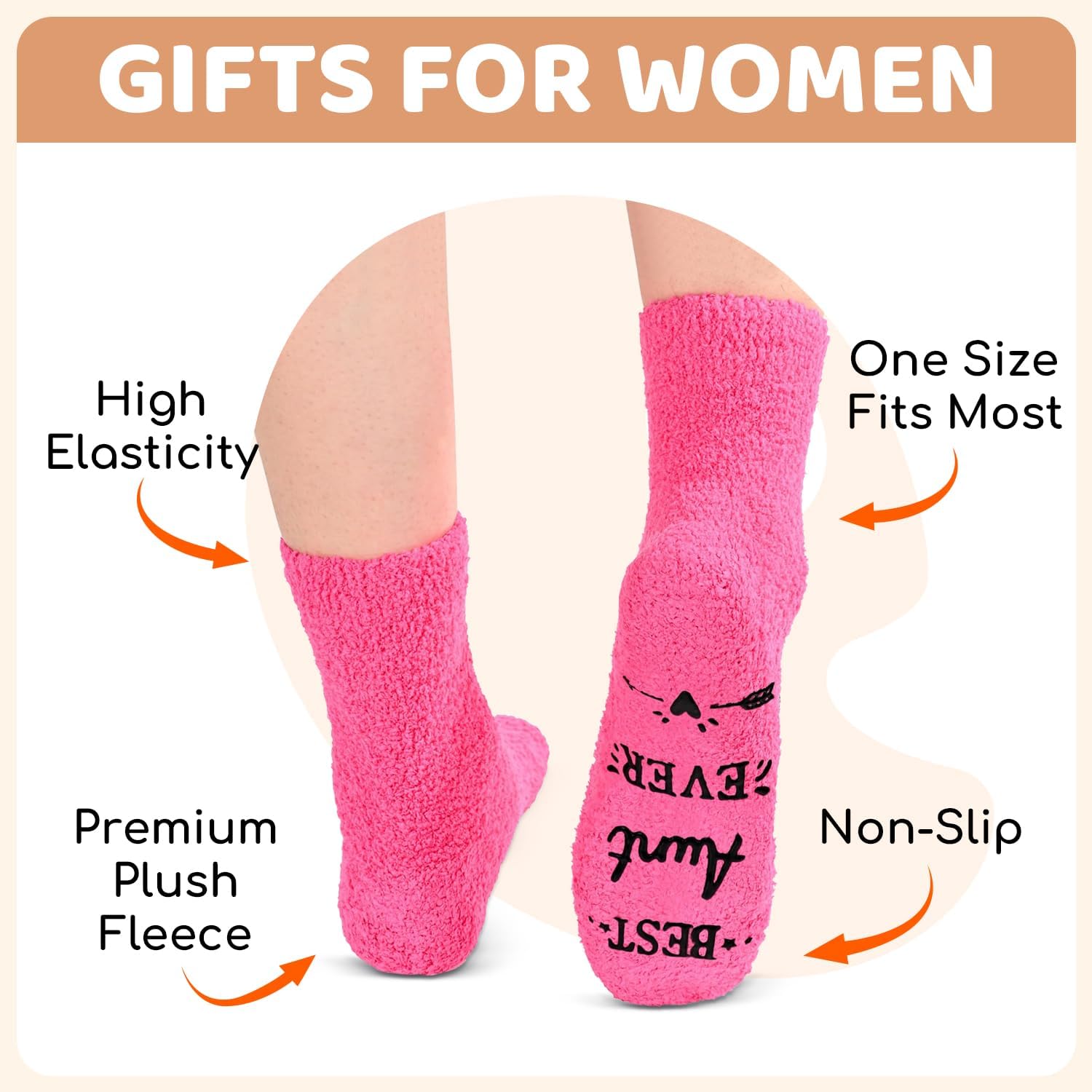 HAPPYPOP Mothers Day Socks - Gifts for Daughter Mother Sister in Law, Grandma Aunt Socks - Image 5