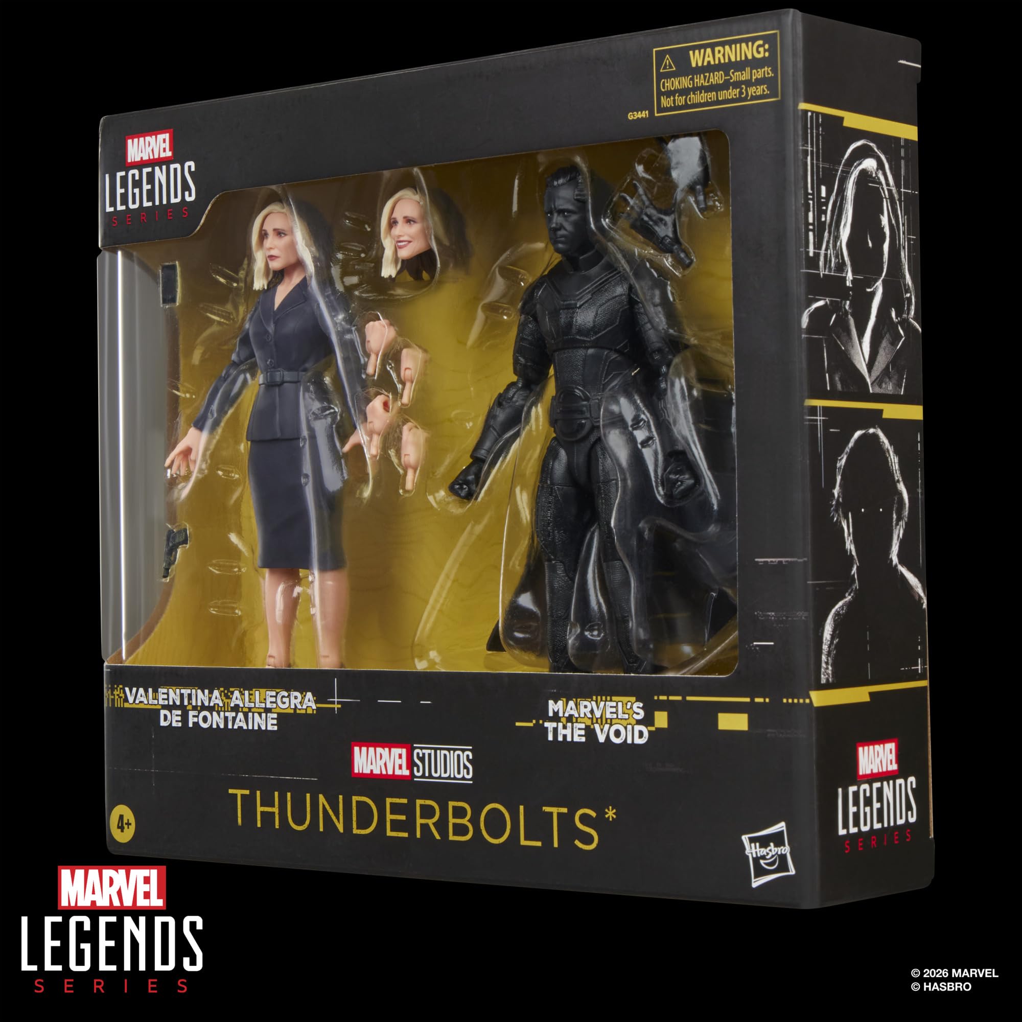Marvel Legends Series Valentina Allegra de Fontaine und Marvel's The Void 2er-Pack, New Avengers Thunderbolts* Action-Figuren (15 cm) zum Sammeln