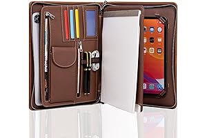 Premium Leather Padfolio Binder for Men & Women