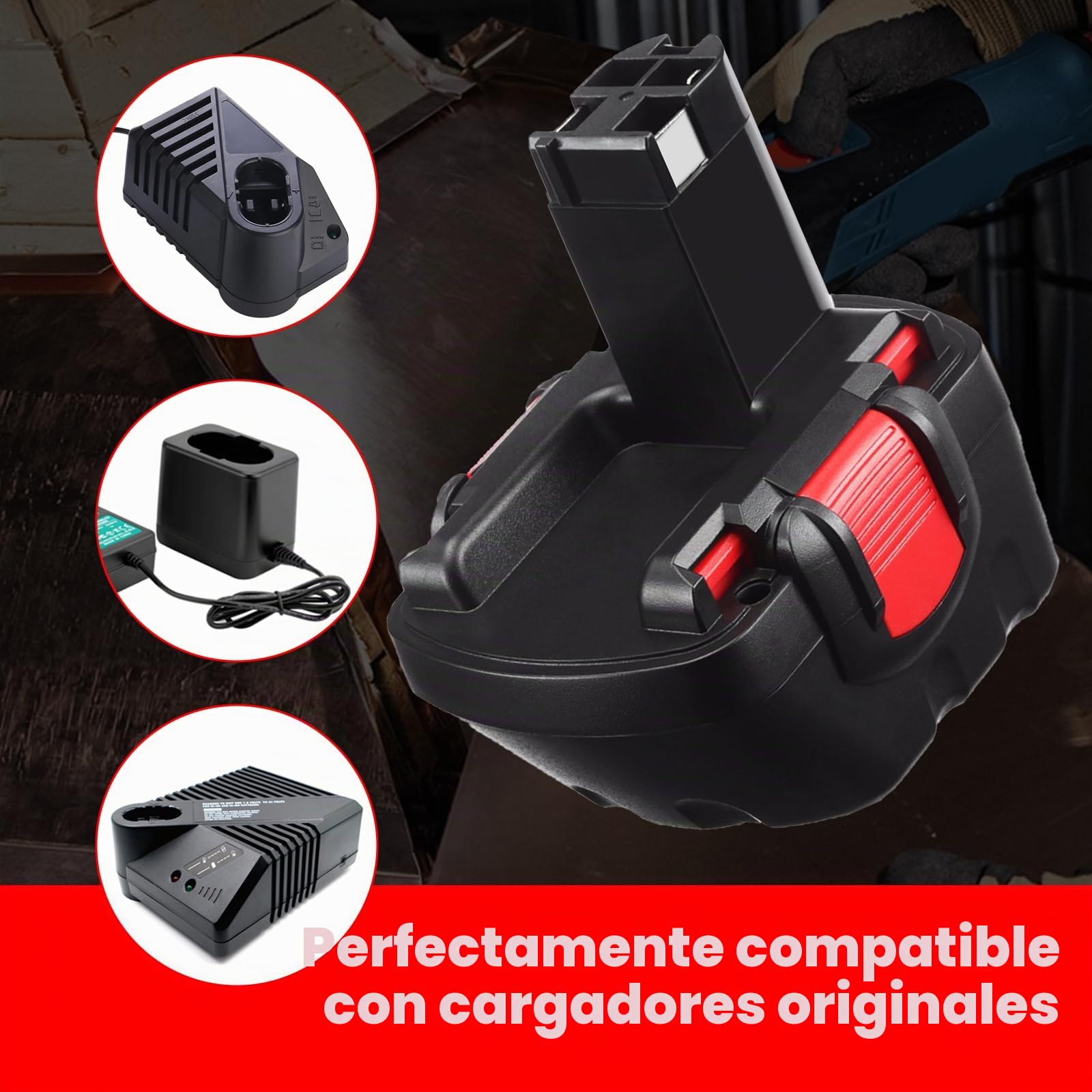 2X NI-MH de Repuesto para Bosch Bateria 12V 3.6Ah BAT043 BAT045 BAT120 BAT139 2607335542 2607335526 2607335526 2607335274 2607335709 GSR 12-2 12VE-2 PSR 12 GSB 12VE-2 22612 23612 32612