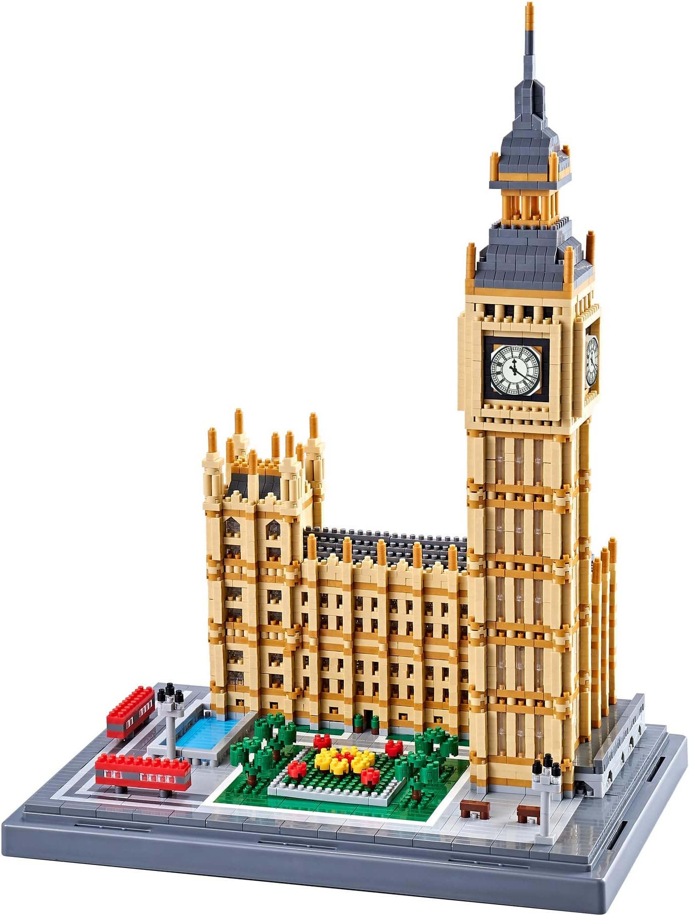 Big Ben Architecture Model Building Block Sets, World Famous Landmark Series Building Toys, Bricks Toy, with 6473 pcs Micro Mini Blocks, Ideal Gifts for Kids and Adults