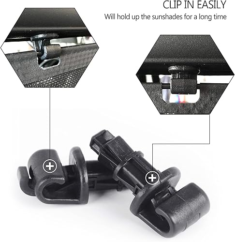 Miniatura 2 de Xislet Juego de 6 ganchos de repuesto para parasol Odyssey compatibles con soporte para puerta corredera Odyssey 2005-2010 83-715-SHJ-A21ZA,