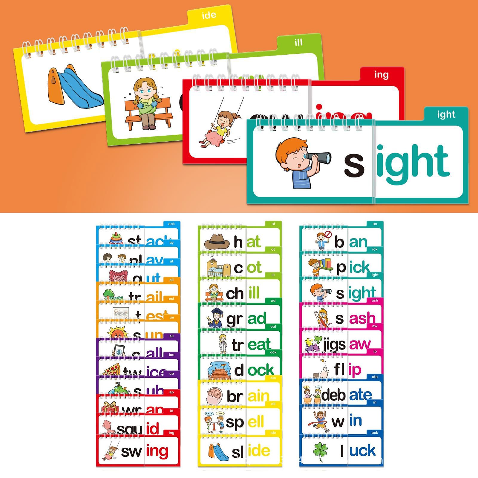 Lire et rimes livres lettres sons cartes flash phoniques famille de mots famille de mots pour la famille de mots lecture et phonique