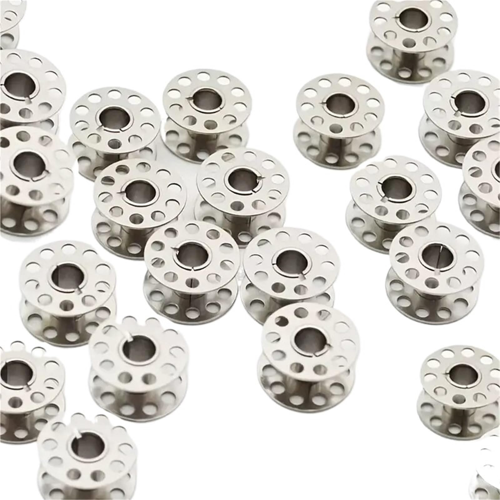 bobinas de maquina de coser 10/20/40 carretes for máquina de coser, metal for máquinas domésticas, bobinas, accesorios bordado for(40pcs)