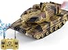 Remote Control Tank with Realistic Smoke and Shooting 2.4Ghz RC Tank for Dual Battle 360° Spin Lights & Sounds Tanks Toy for Kids and Adults