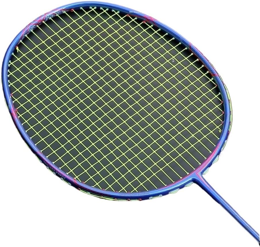 Professional Super Light 8U 62-67g Carbon Fiber Badminton Rackets Strungs Training Raquet 22-30 LBS