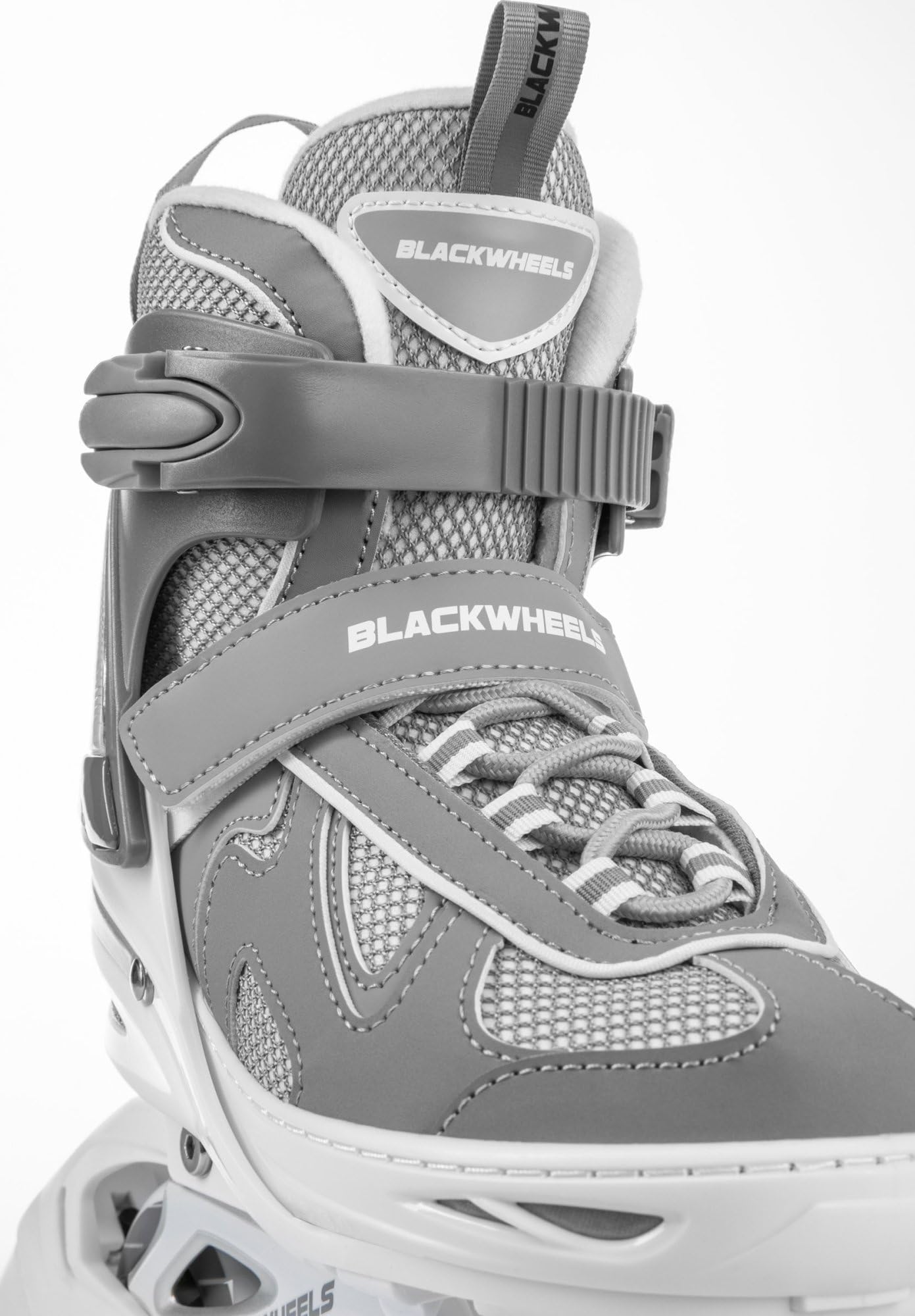 BLACKWHEELS Flex Pro Patines en línea Ajustables con chasis de Aluminio, rodamientos ABEC-7 y Sistema de Triple Cierre