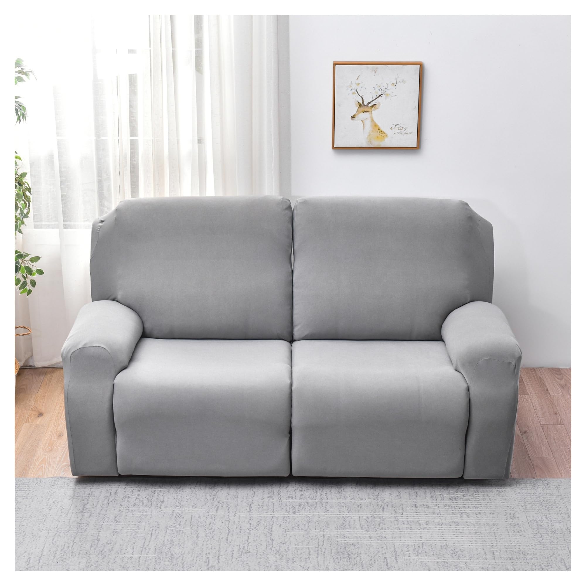 Funda De Sofá Relajante Reclinable Elástica De 2 Plazas, Funda De Sofá Relajante Reclinable Universal con Bolsillos, Funda De Silla Lavable De 6 Piezas, Fundas De Sofá De Masaje Eléctrico(#5)