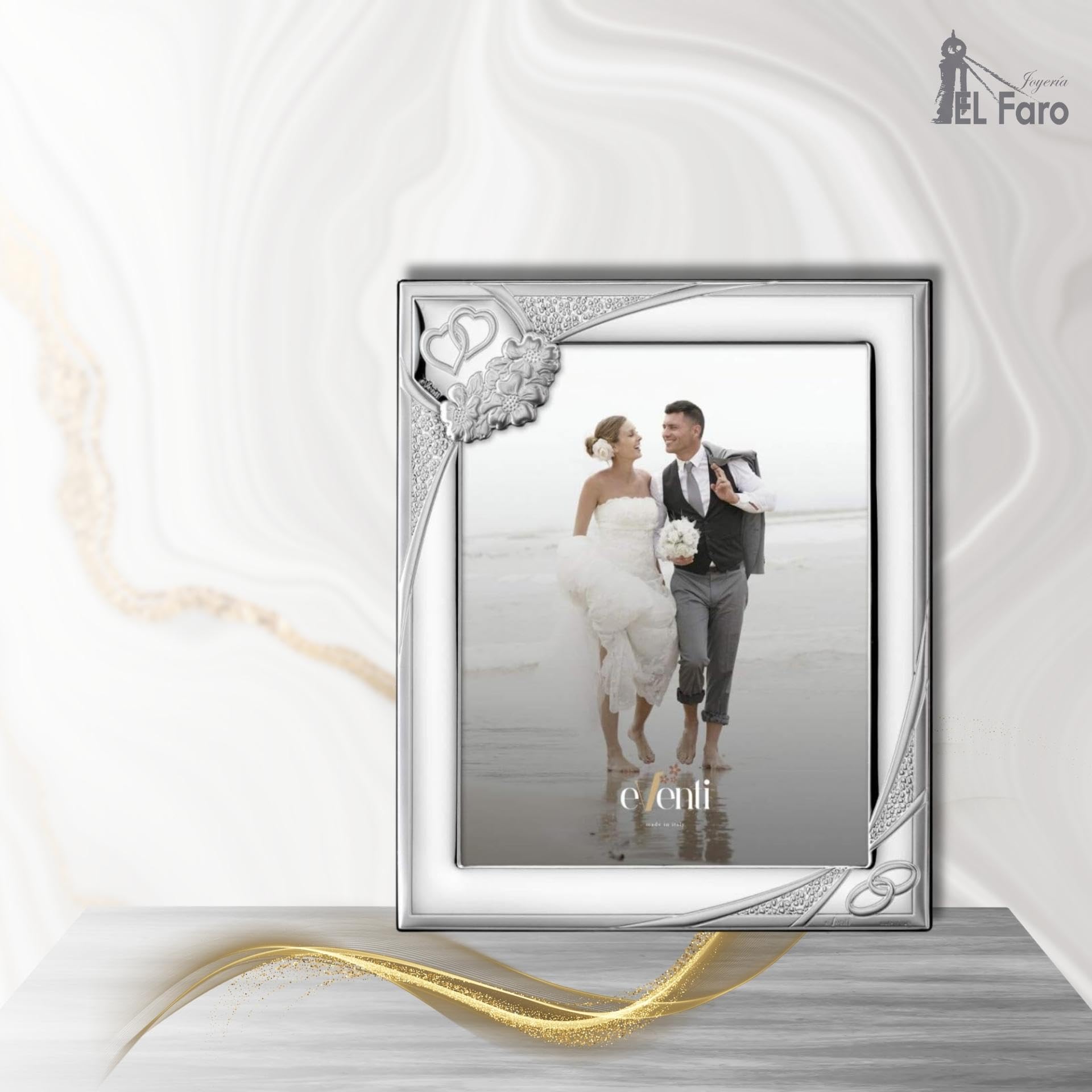 El Faro JOYERIA Marco fotos personalizado 15x20 | Estuche premium incluido
