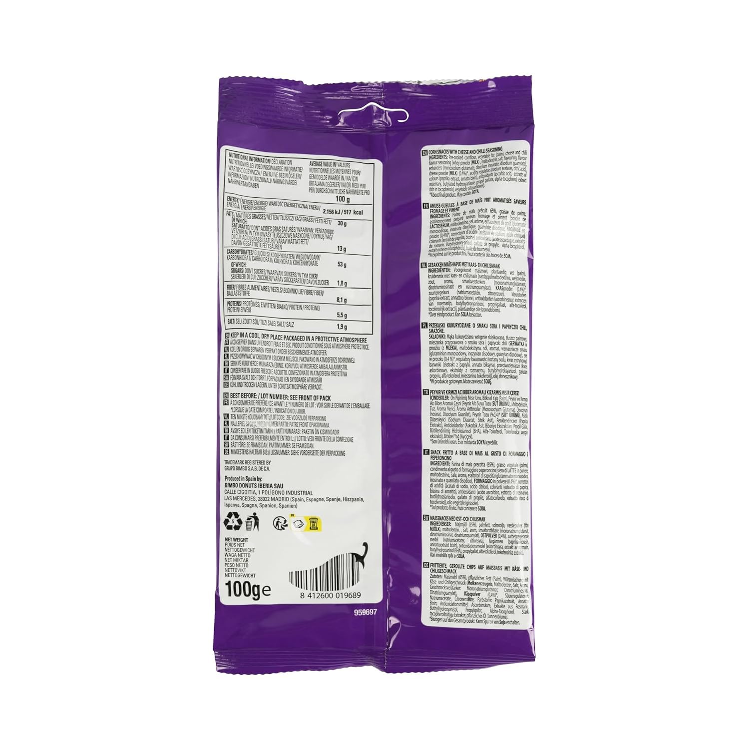 Takis Fuego Zwijane Chipsy Tortilla, ostra papryczka chili i limonka, ekstremalnie ostre meksykańska przekąska kukurydziana, Pakiet 18 x 100g