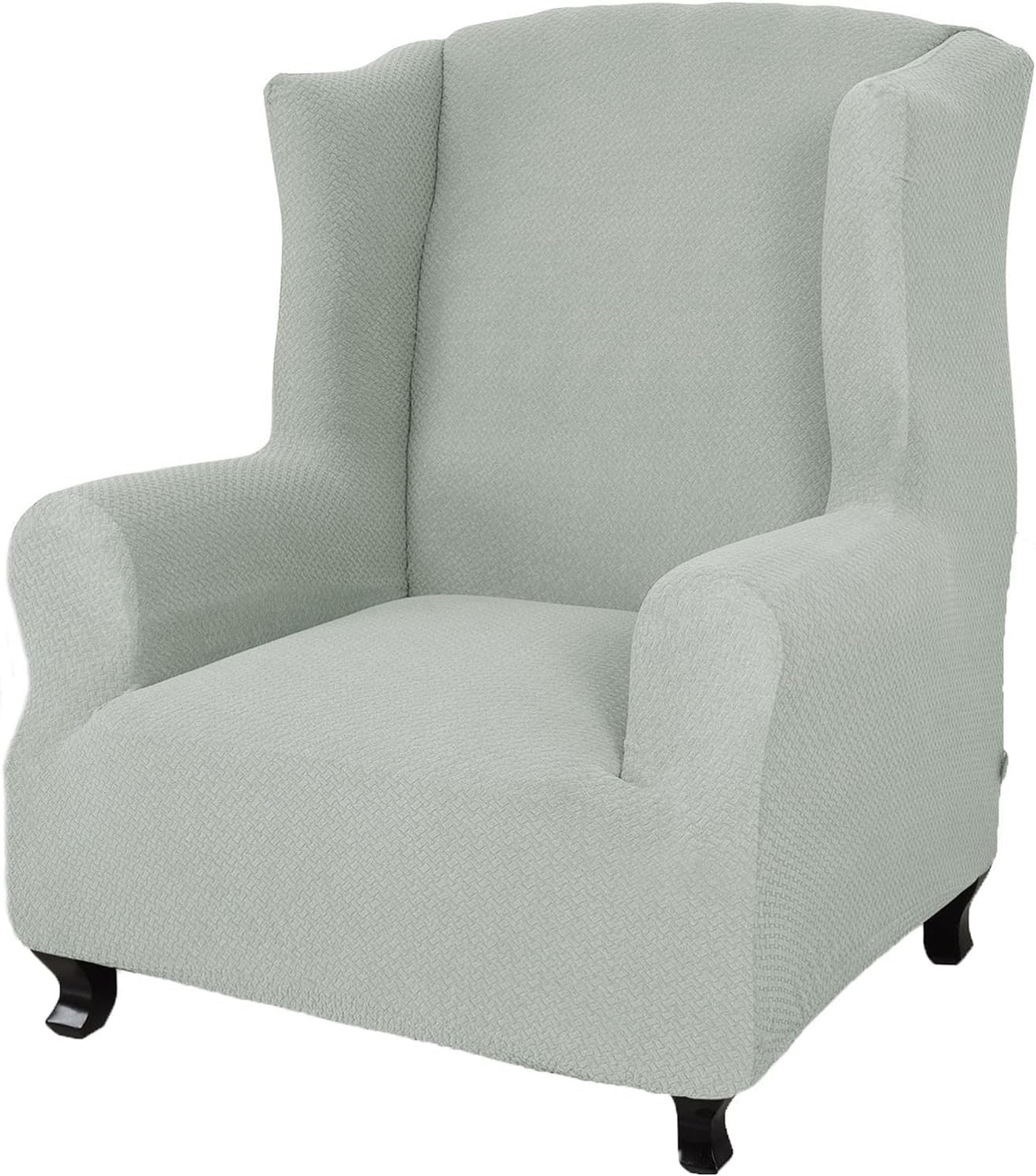 Wing Chair Slipcovers, Stretch Spandex Wingback Chair Covers,Sofa Slipcover, Armchair Slipcovers, Furniture Protector Couch Soft with Elastic Bottom (N.)