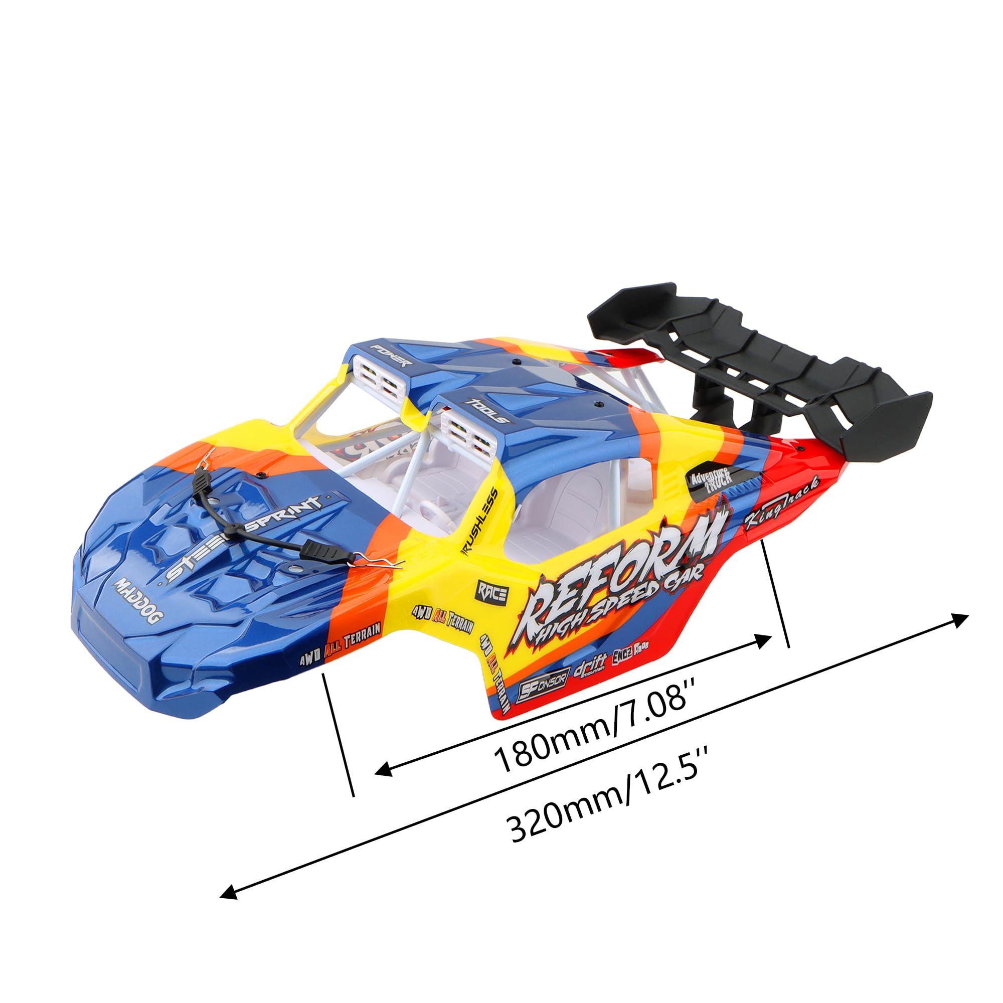 Cactus オフロードRCカー ボディパーツ付き Amazon.com: GDOOL 003E RC Car Shell Body Cover PX9000-02 RC Car