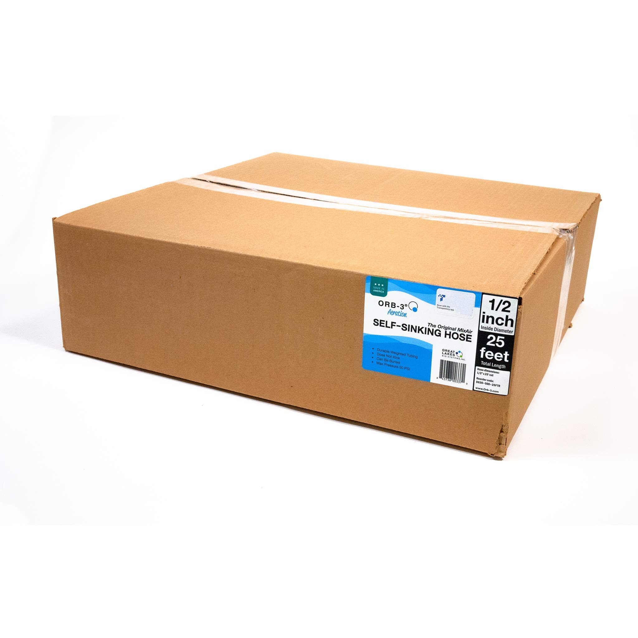 Tuyau MixAirTech 1/2 premium noir 25 pieds de haute resistance globale