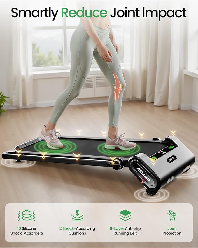 Caminadora Plegable Akluer con Inclinación Automática 13%, 330 lbs miniatura 4