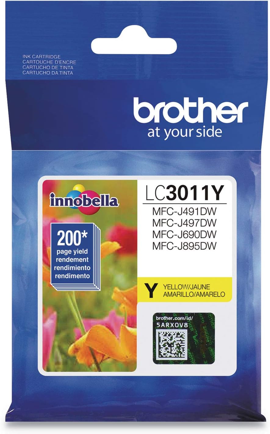 Printer LC3011Y Single Pack Standard Cartridge Yield Up to 200 Pages LC3011 Ink Yellow
