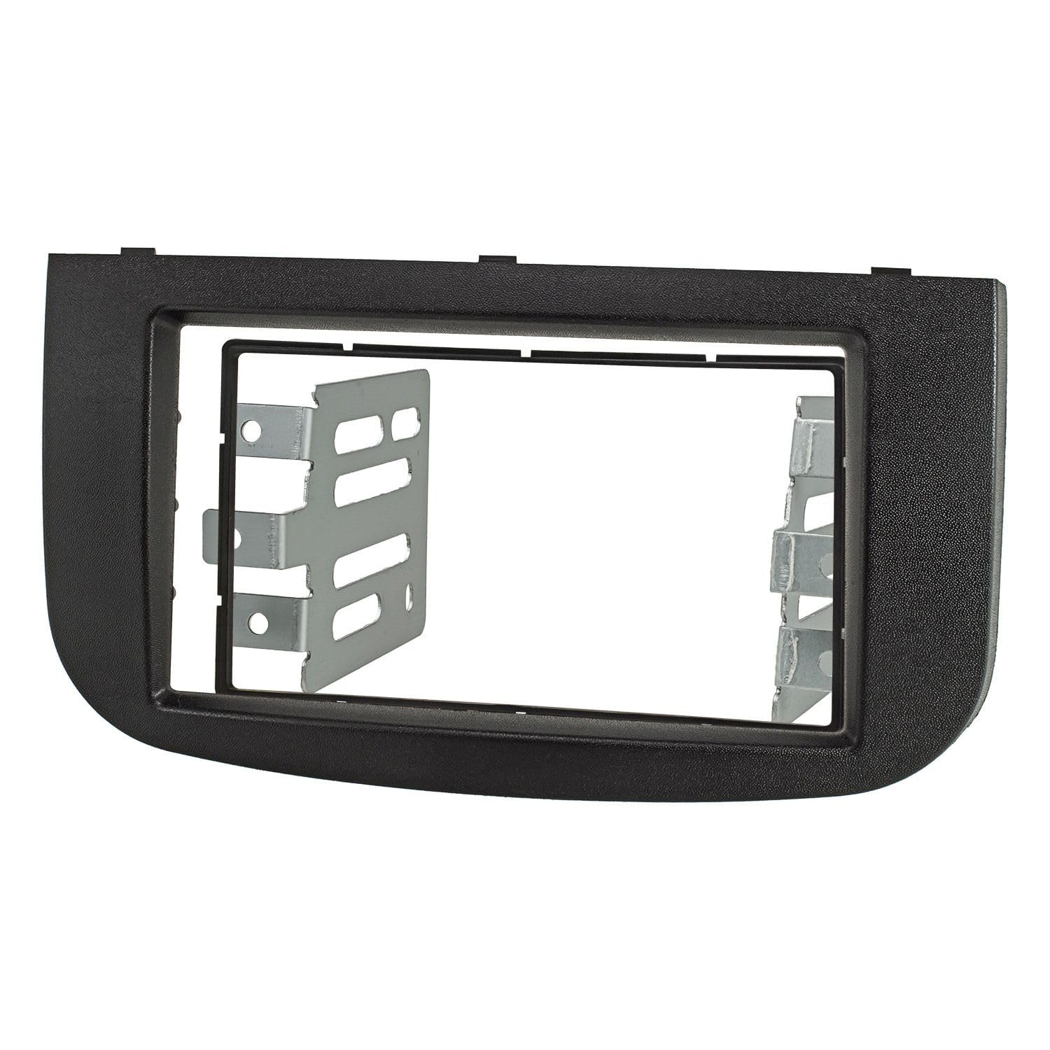 tomzz Audio 2437-018 Doppel DIN Radioblende kompatibel mit Mitsubishi Colt Z30 Z30G Z3B Z3V 2008 bis 2012 schwarz